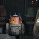 Jacen Syndulla, his mom Hera, and their droid Chopper.